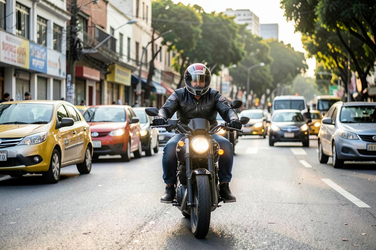 Segurança para motociclistas: equipamentos, revisão e conduta no trânsito urbano